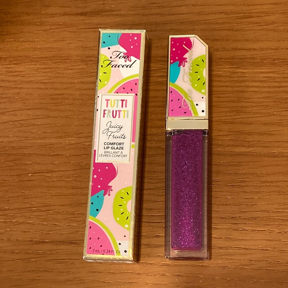 TOO FACED juicy fruit comfort lip glaze